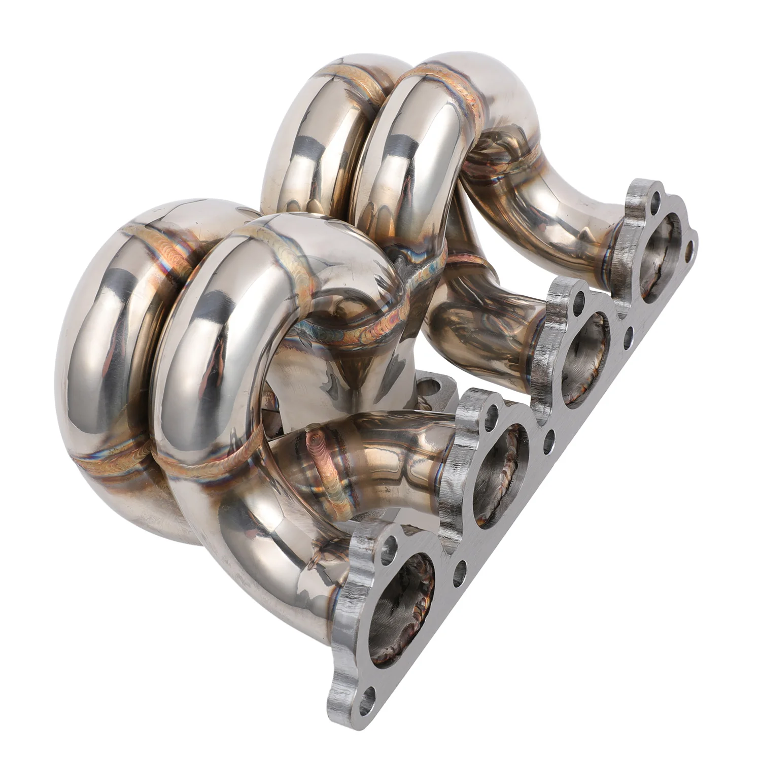 FAPO kolektor turbosprężarka Do Honda Civic del Sol CRX D15 D16 SOHC T3 38mm WG Ram Horn - zdjęcie 7