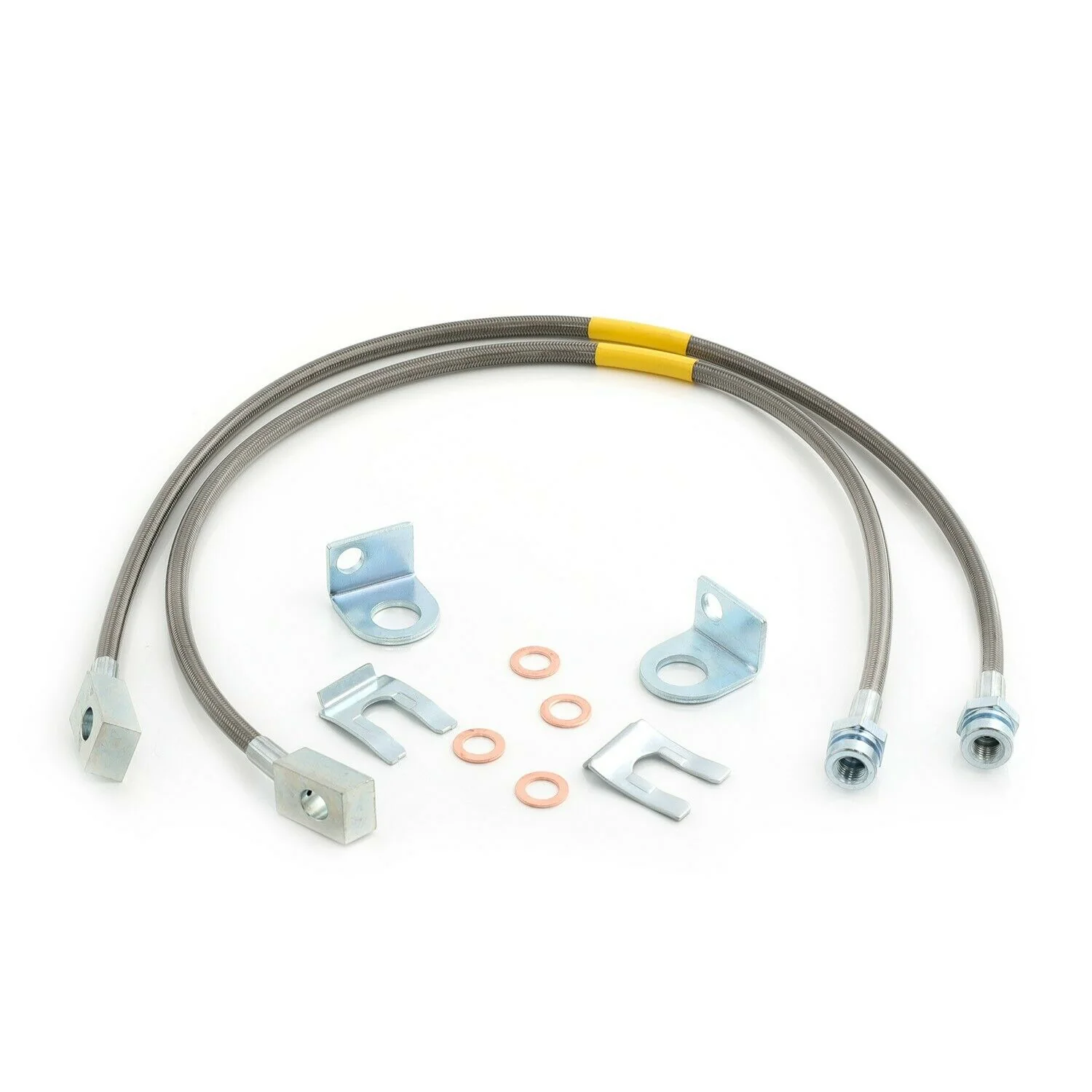FRONT wydłużony przewód hamulcowy Do 87-06 Jeep Wrangler TJ YJ XJ 4-6  lift