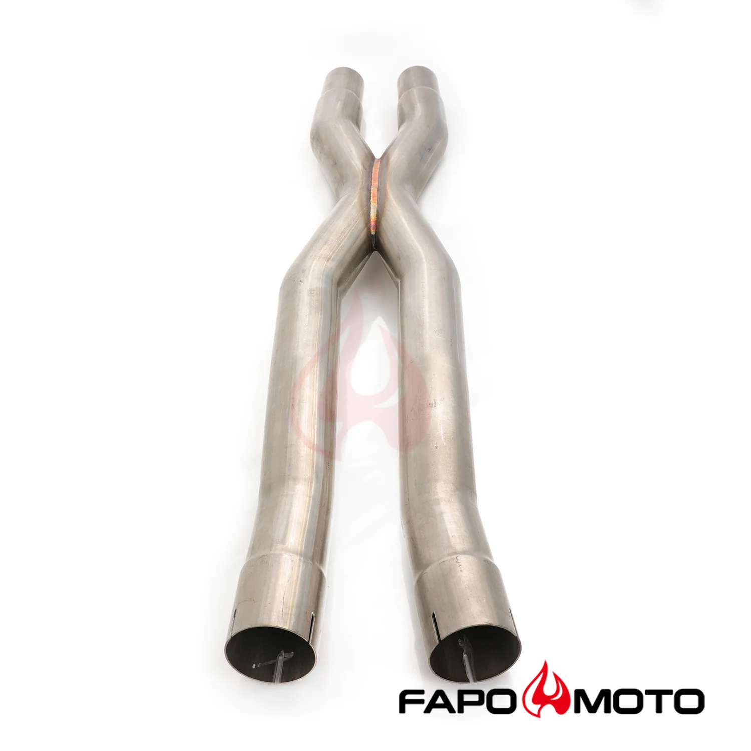 2.5  X-Pipe Mid-Pipe Kompatybilne z Ford Mustang GT 15-18 S550 Resonator Delete 5.0L Coyote V8 FE748010 - zdjęcie 6