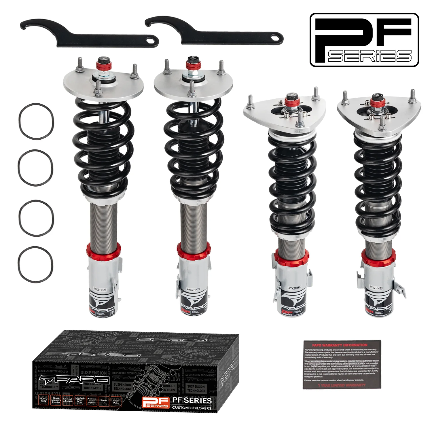 32-stopniowe zawieszenie gwintowane Do Subaru Forester 2nd Gen SG 2003–2008 PF000130
