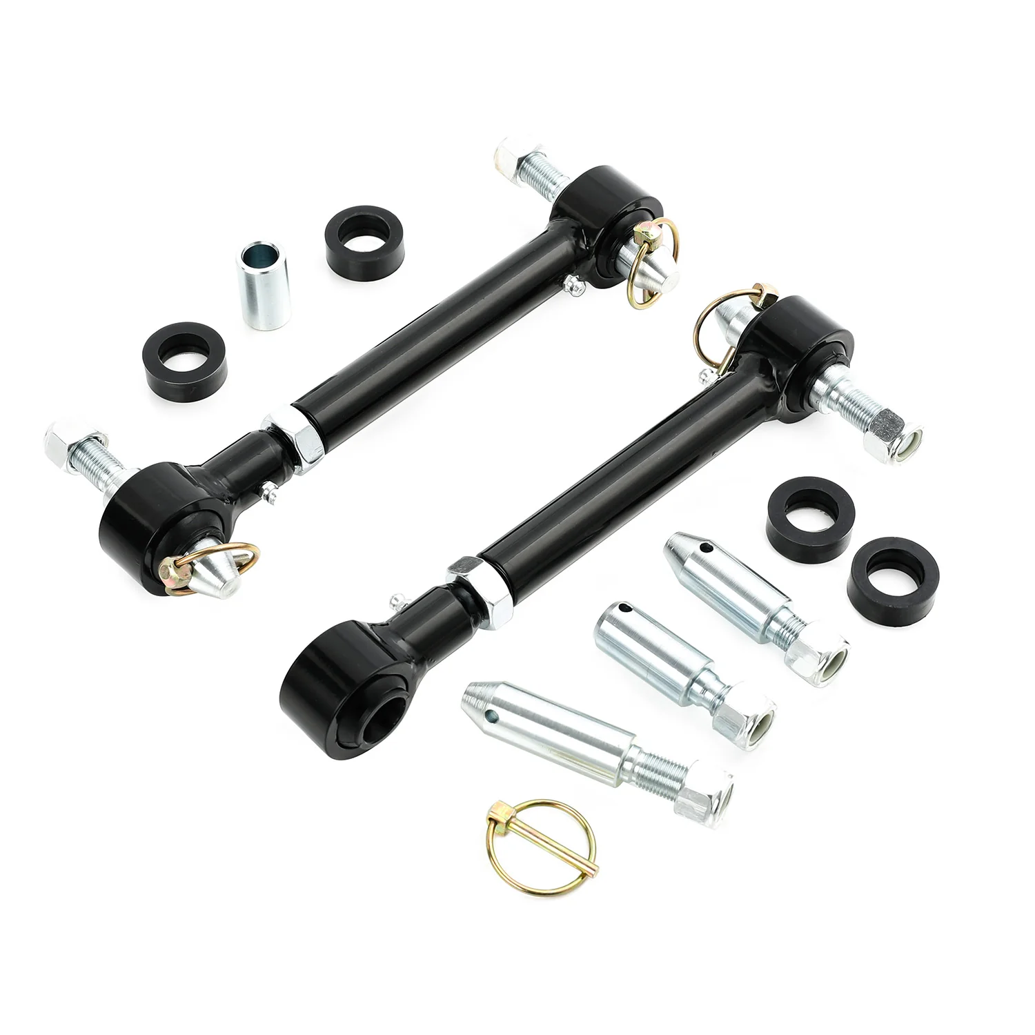 Share FAPO Front Quick Disconnect 2.5-6" Sway Bar Links Do Jeep Wrangler JK 2007-2018