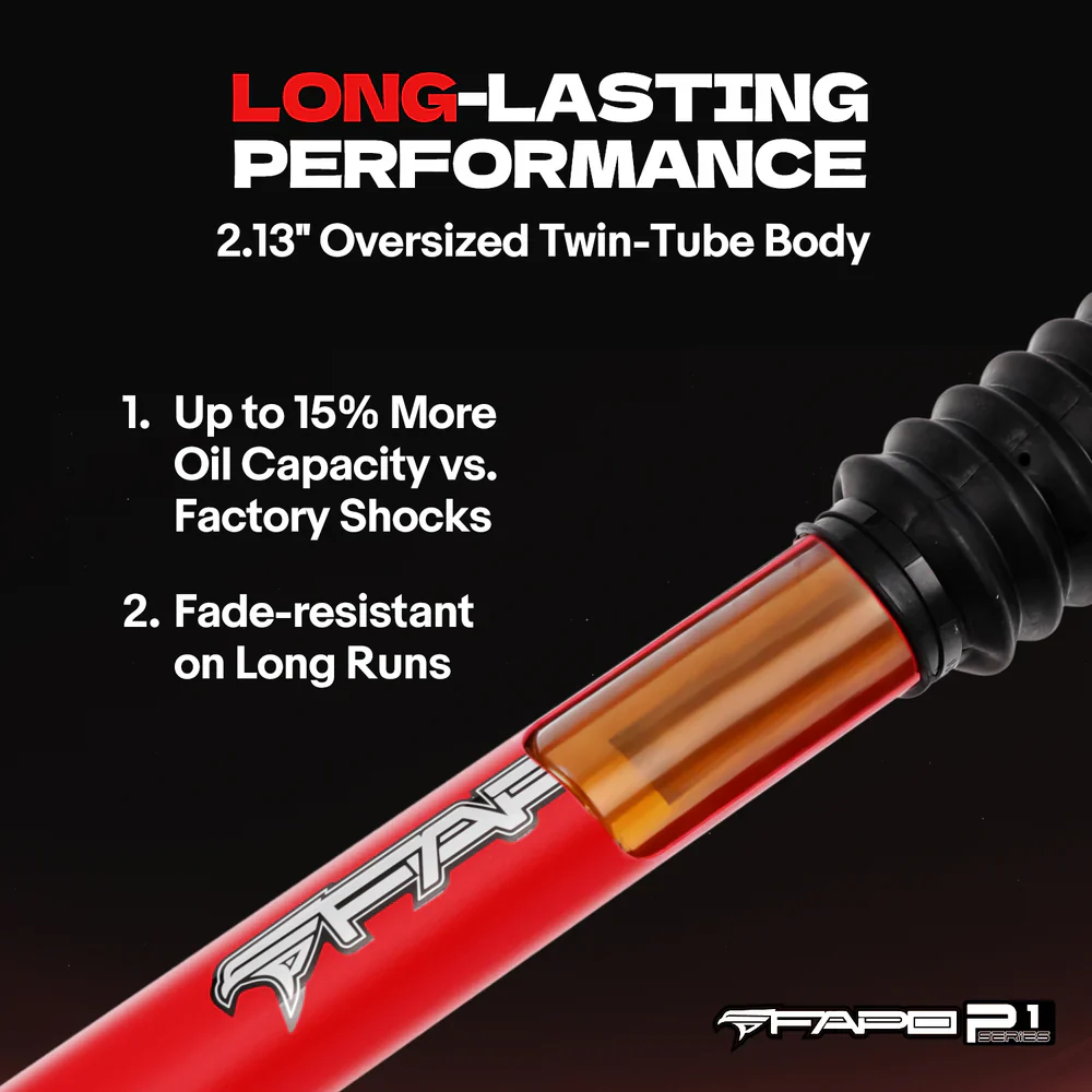 FAPO Front 4-6 in Lift Struts Do Dodge Ram 1500 wydłużony Crew Cab Pickup 2006-2008 PA190610 - zdjęcie 4