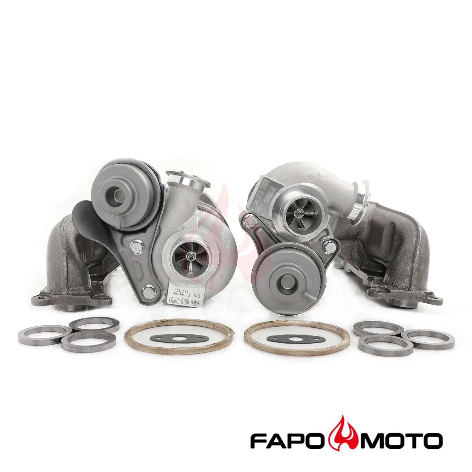500HP Twin turbosprężarkas TD03 Do BMW N54 335i 335xi 335is E90 E91 E92 E93 OE design FT100110+FT100120