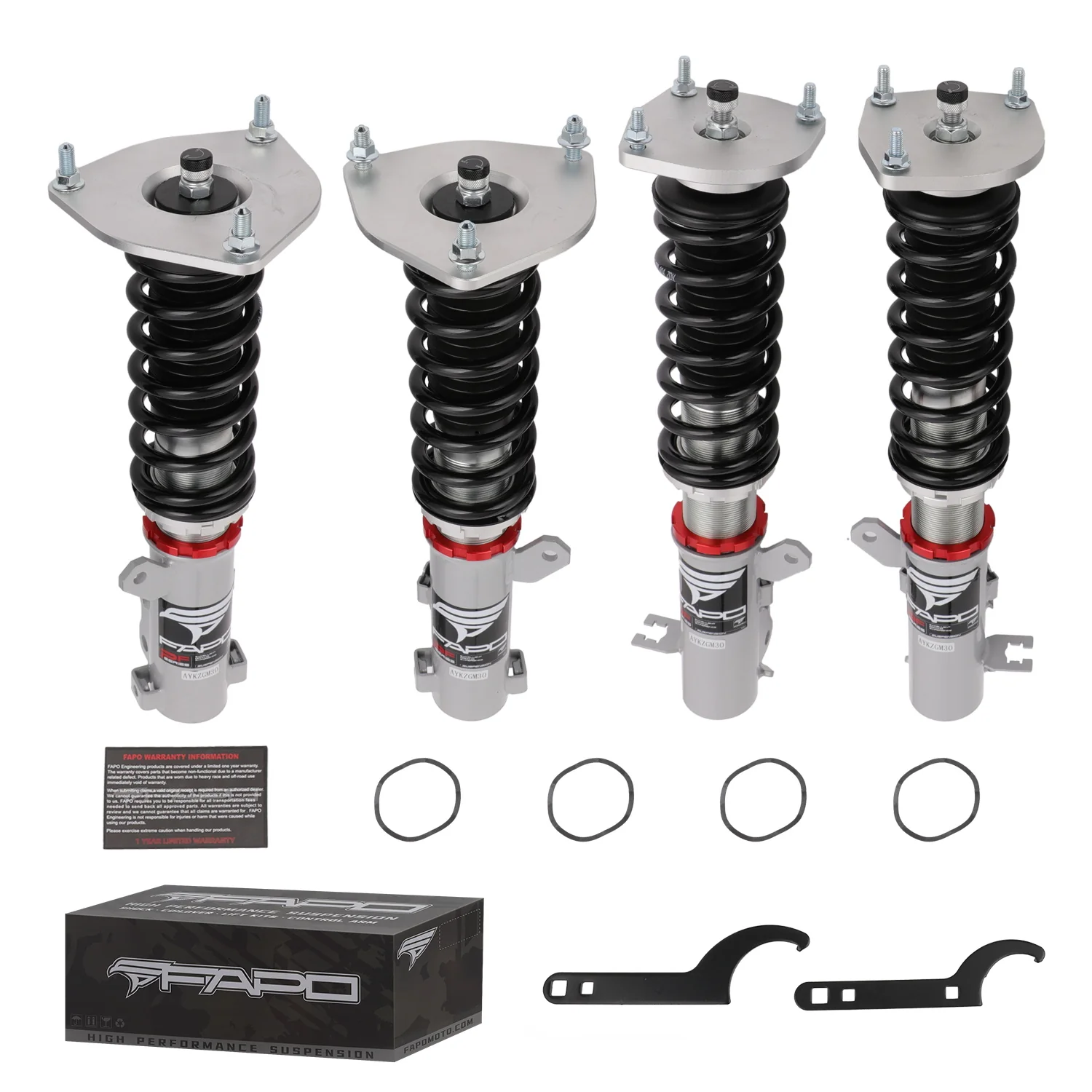 32-stopniowe zawieszenie gwintowane do Hyundai Tiburon GK & Coupe GK 2002-2008 PF029320