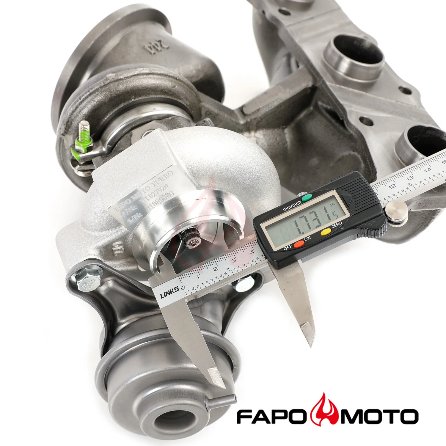 FAPO 950HP Twin turbosprężarkas TD04 19T Do BMW N54 535i 135i Z4 X6 740 E60 E89 F71 F01 - zdjęcie 3