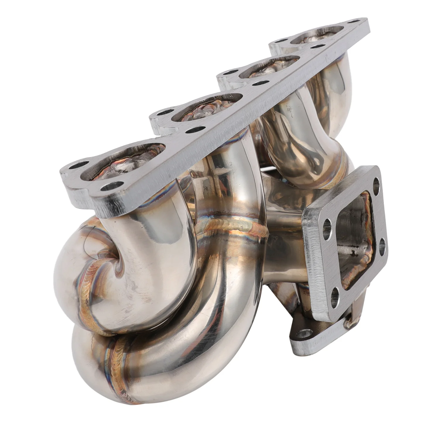 FAPO kolektor turbosprężarka Do Honda Civic del Sol CRX D15 D16 SOHC T3 38mm WG Ram Horn - zdjęcie 4