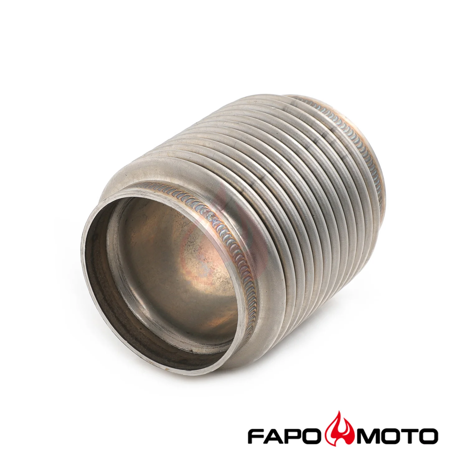 2.75   ID T304 SS wydech FLEX BELLOWS 4  Long Flex Joint Pipe ULTRA STRONG FE902810 - zdjęcie 3