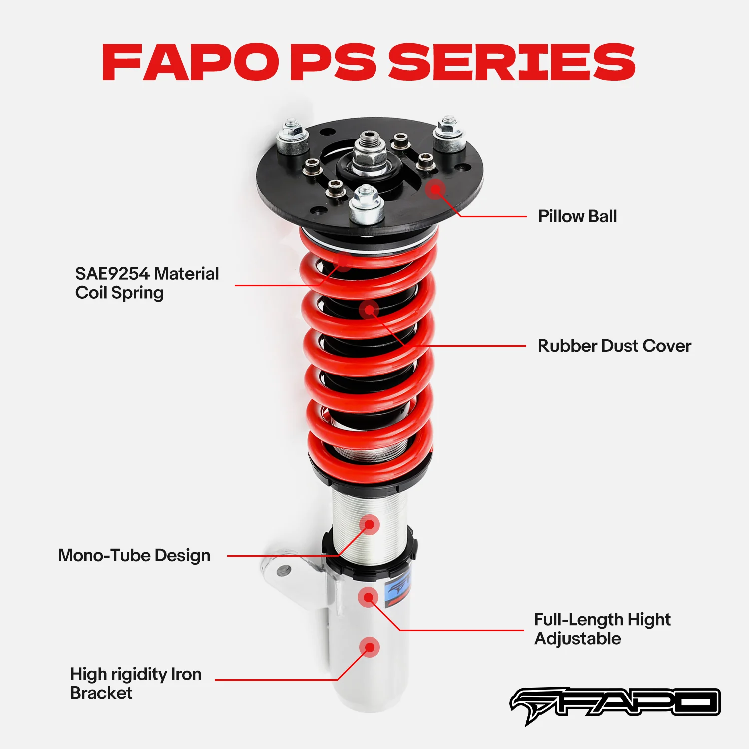 Zawieszenie gwintowane do BMW M3 E90/E92/E93 2007-2011 Adj Height PS016410 - zdjęcie 2