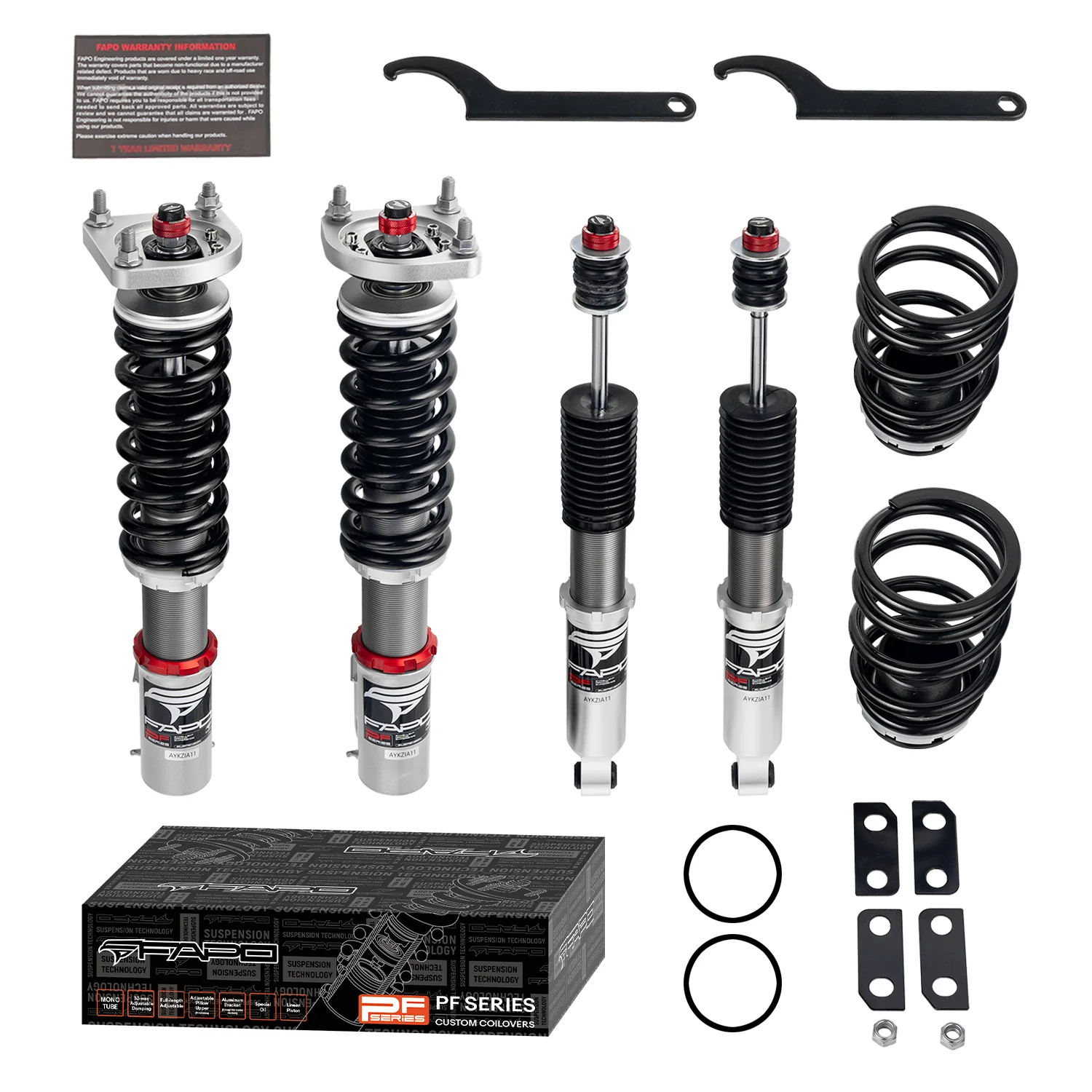 32-stopniowe zawieszenie gwintowane Do Ford Mustang 4th Gen SN-95 1994-2004 PF017430