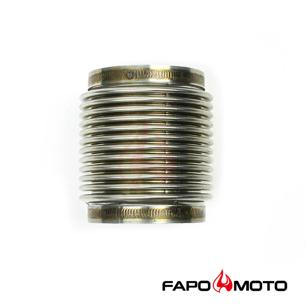 Universal 3  ID 304 STAINLESS wydech FLEX BELLOWS 4  LONG Do 3  Pipe ,ULTRA STRONG FE903010 - zdjęcie 2