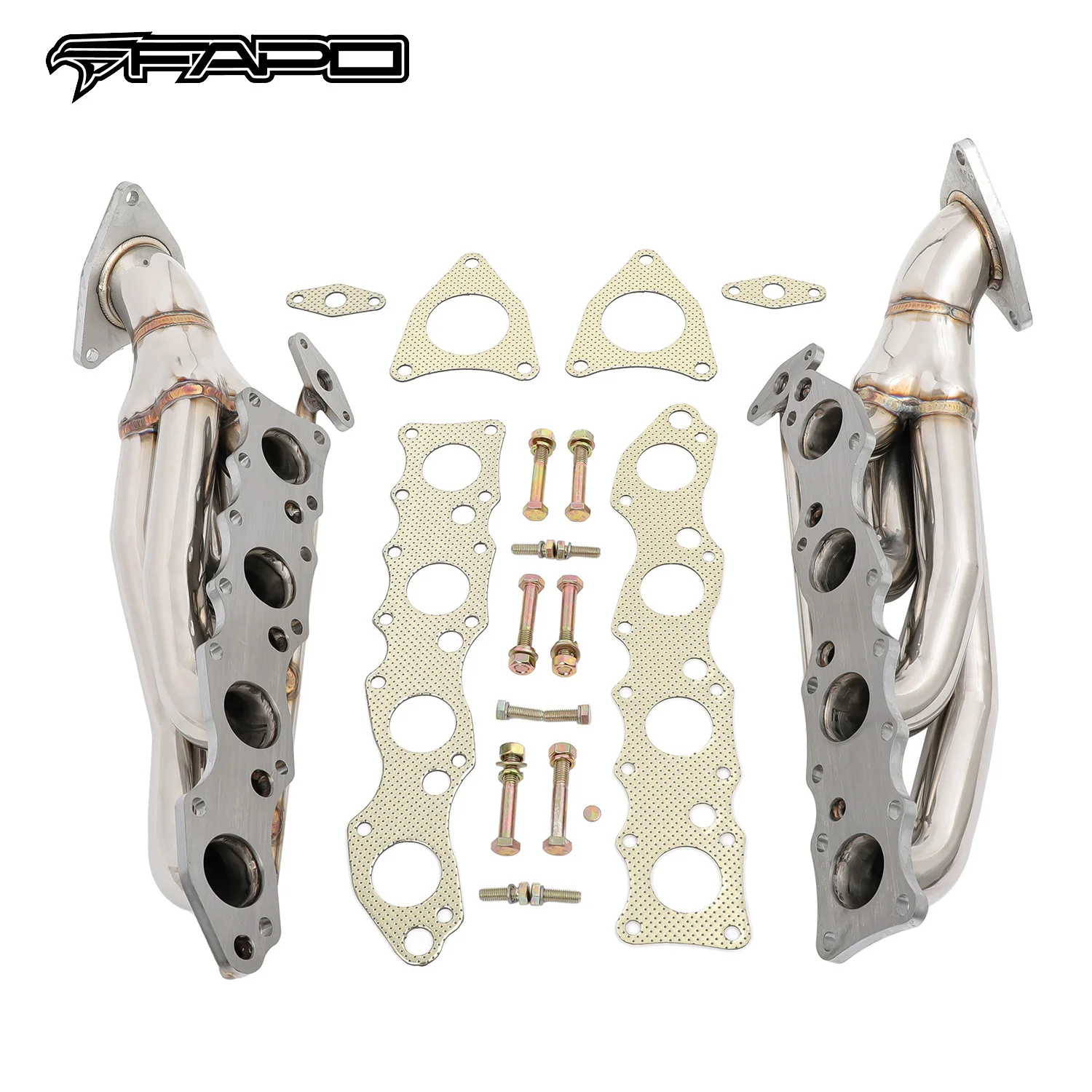 FAPO kolektor wydechowy shorty Do 07-16 Toyota Tundra Sequoia 5.7L 345 V8 304 SS Limited SR5 TRD - zdjęcie 2