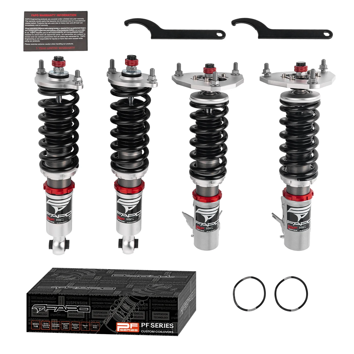 32-stopniowe zawieszenie gwintowane Do Mitsubishi Lancer 9th Gen CS3A 2007-2017 PF003530