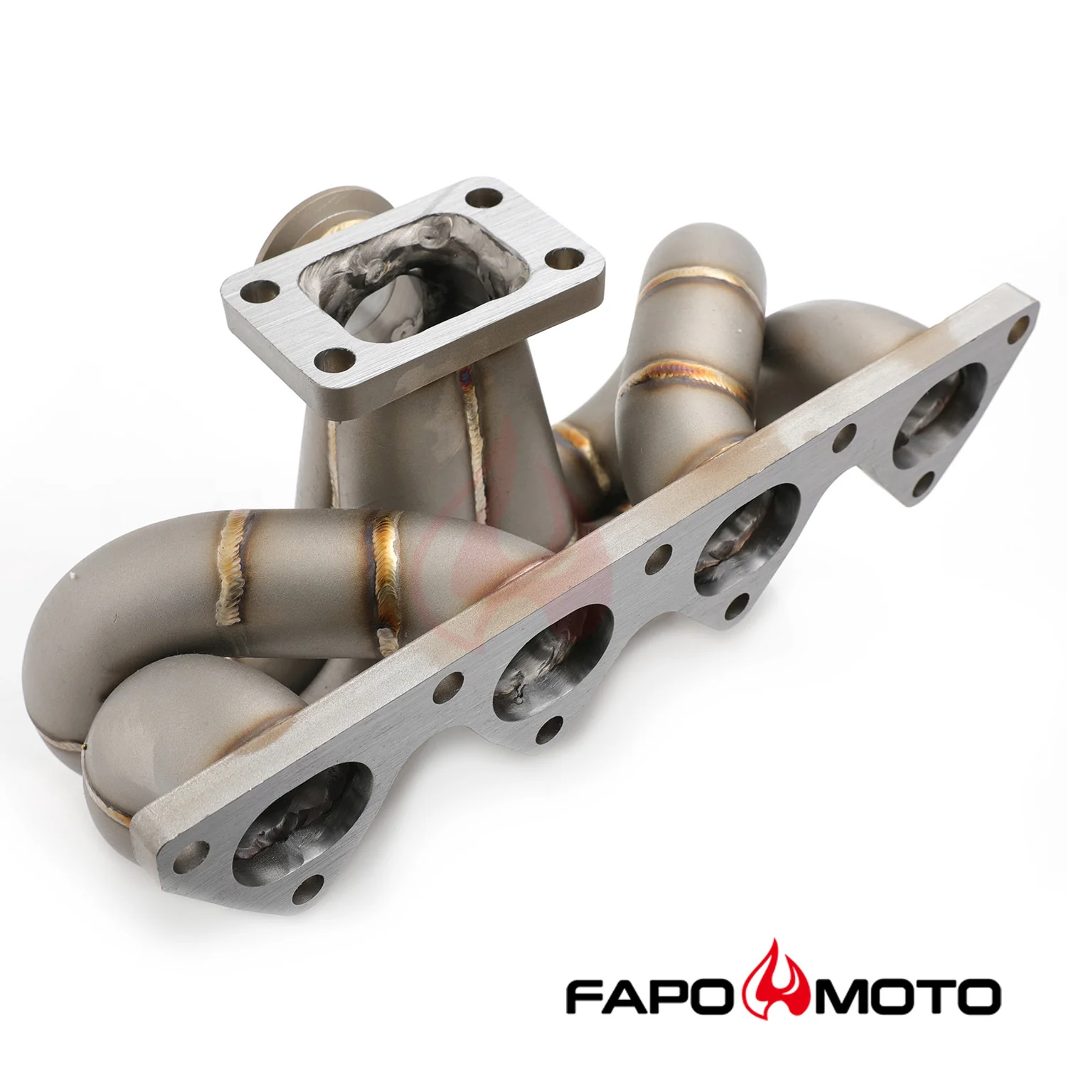 Kolektor turbosprężarka Kompatybilne z Honda Civic Acura Integra B16 B18 SCHEDULE40 T3 44mm WG FE605310 - zdjęcie 5