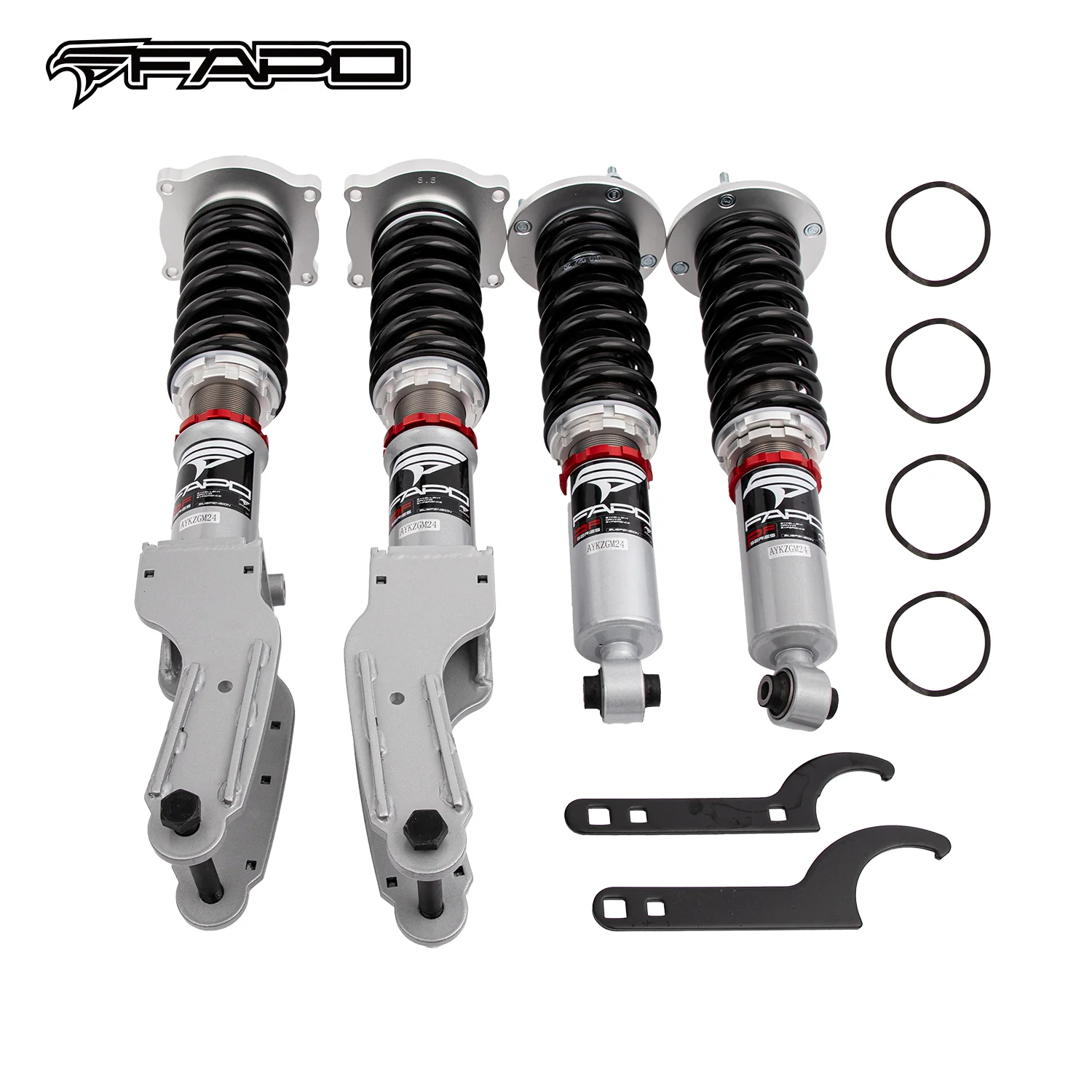 32-stopniowe zawieszenie gwintowane do Volkswagen Touareg 7L / Audi Q7 4L / Porsche Cayenne 9PA 2002-2015 PF091920