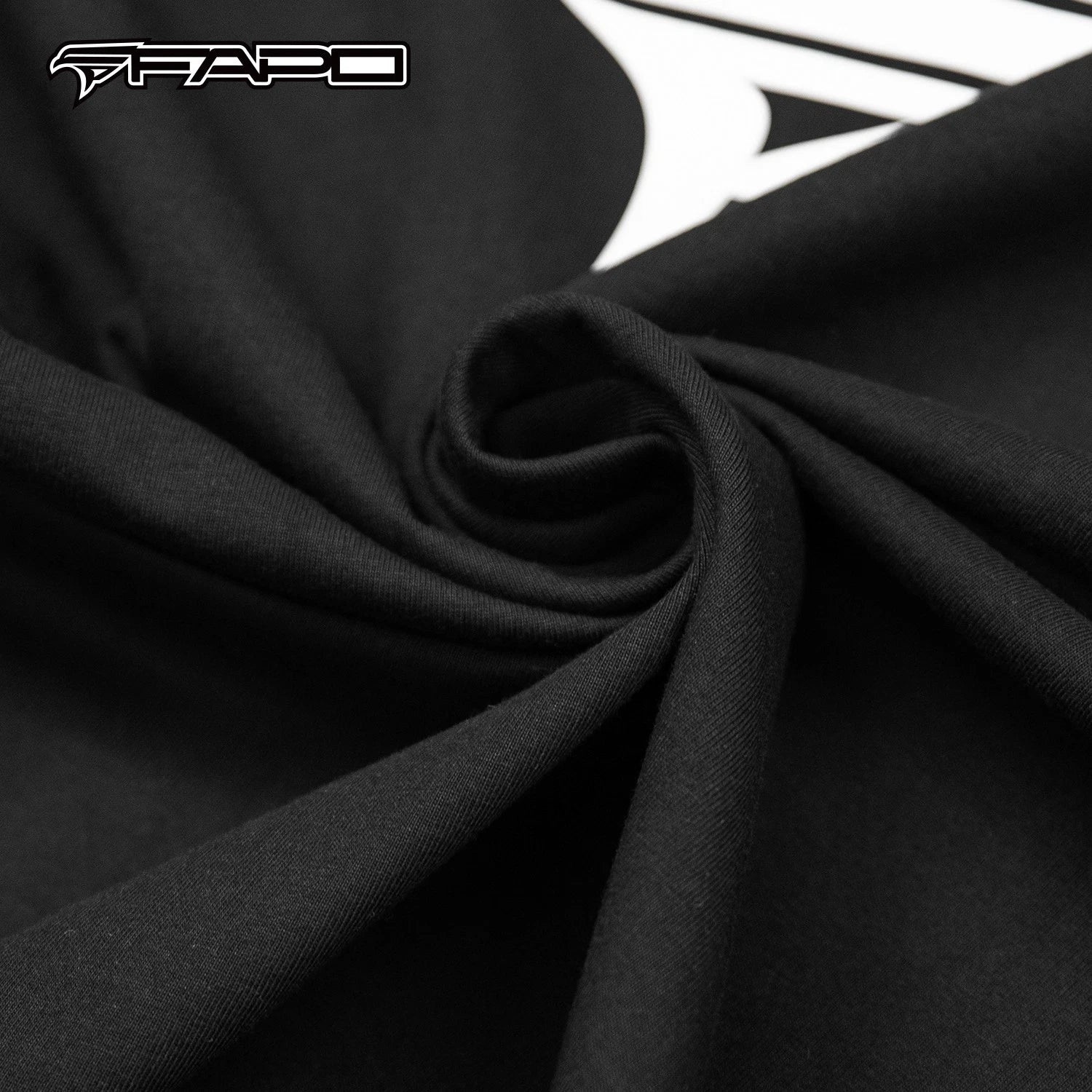 Official FAPO MOTO Adult Black T-Shirt - zdjęcie 6