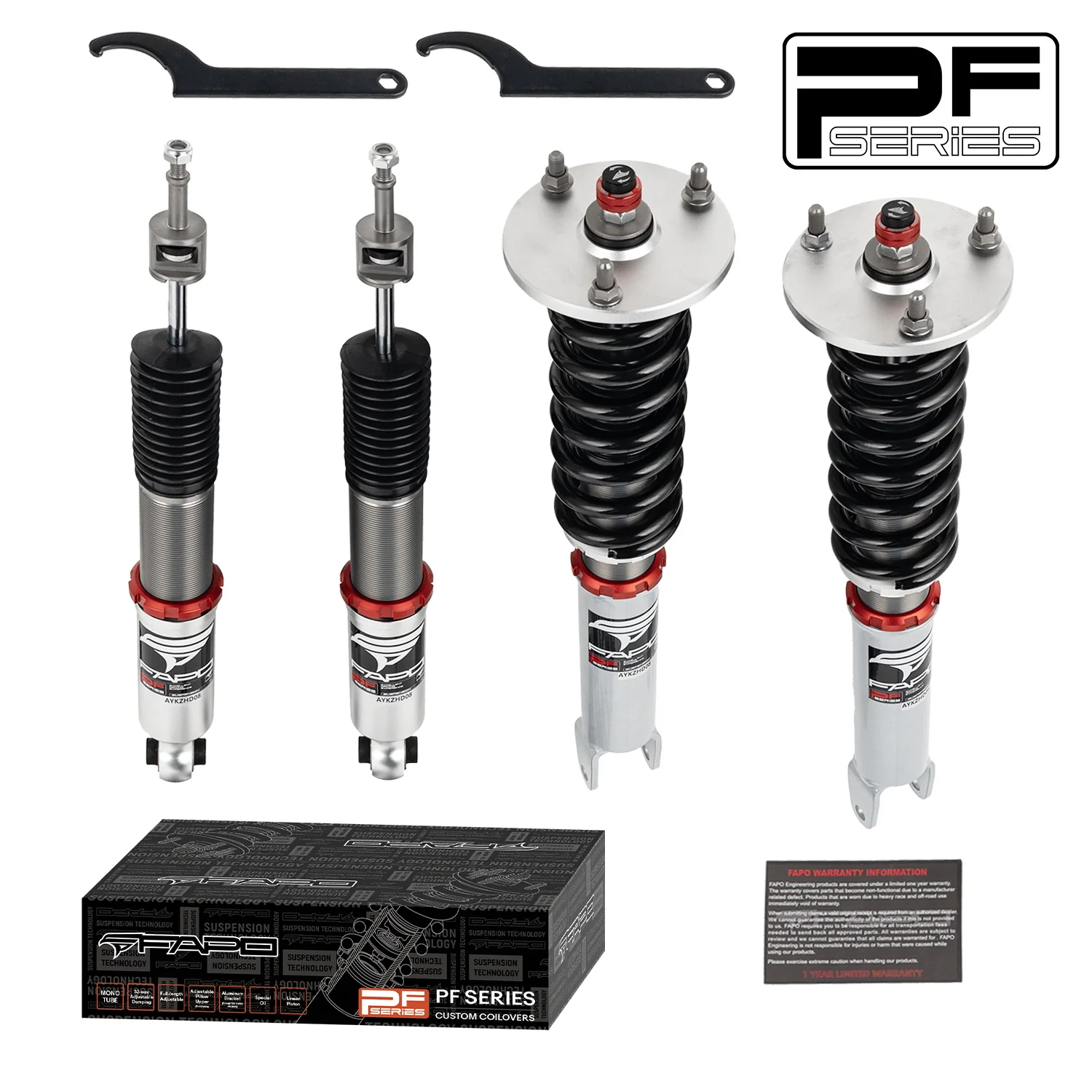 32-Way Adjustable tłumienie Zawieszenie gwintowane do Mercedes-Benz C-Class 4th Gen 2WD W205/S205/C205/A205 2014-2021 PF056330