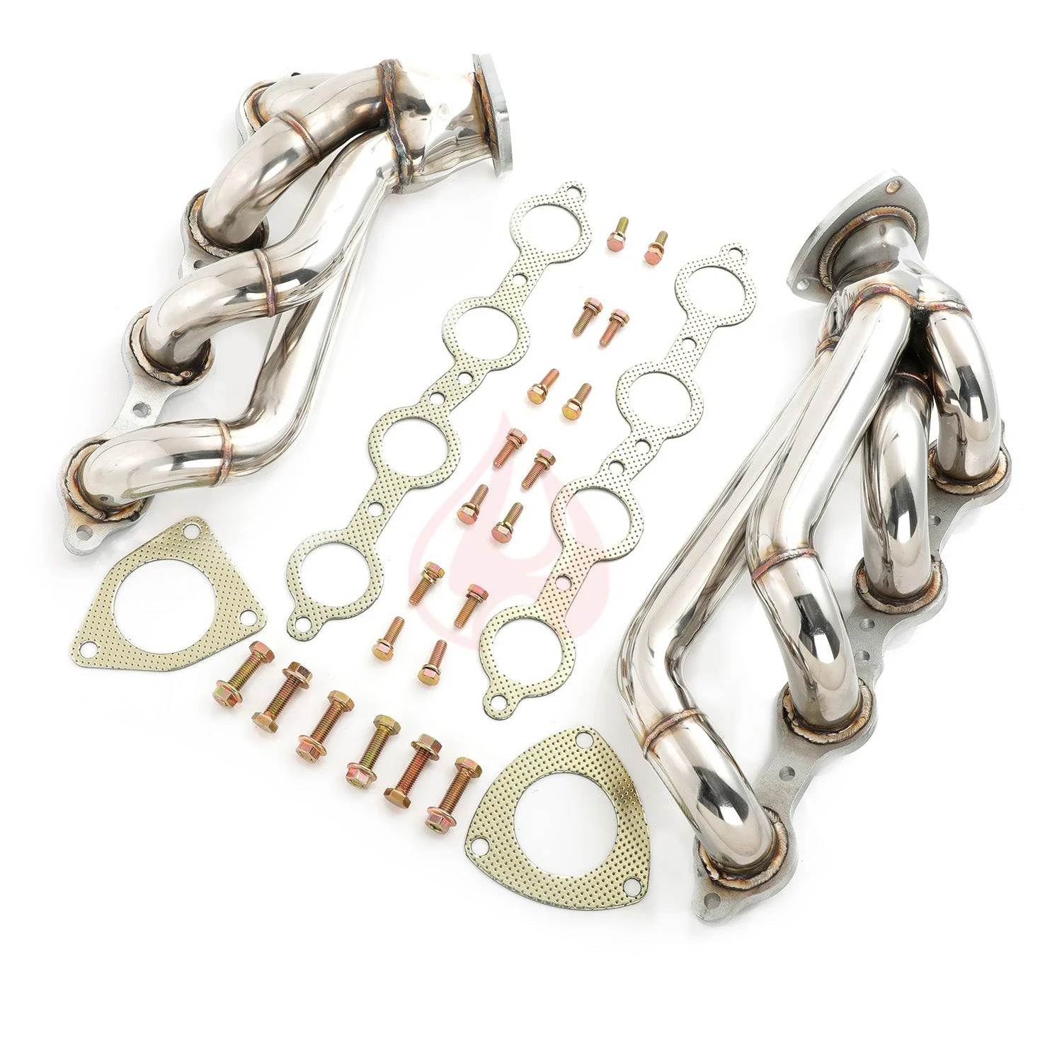 Kolektor wydechowy shorty Kompatybilne z 03-06 Chevy GMC Silverado Sierra 1500HD 2500HD Tahoe Yukon Suburban Cadillac Escalade 6.0L V8 FE696120