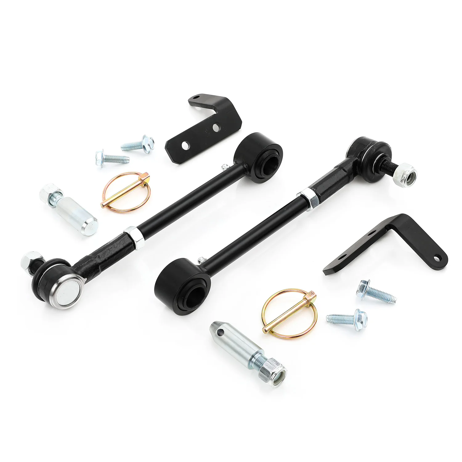 FAPO Front Adjustable 0-2.5" Lift Sway Bar Links Do Jeep Wrangler JK 2007-2018
