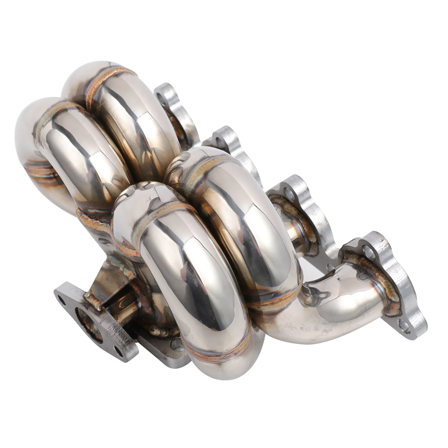 FAPO kolektor turbosprężarka Do Honda Civic del Sol CRX D15 D16 SOHC T3 38mm WG Ram Horn - zdjęcie 6