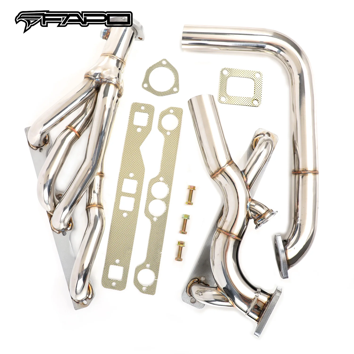 FAPO Single turbosprężarka kolektors Do Chevy Nova Camaro Chevelle Caprice Small Block V8