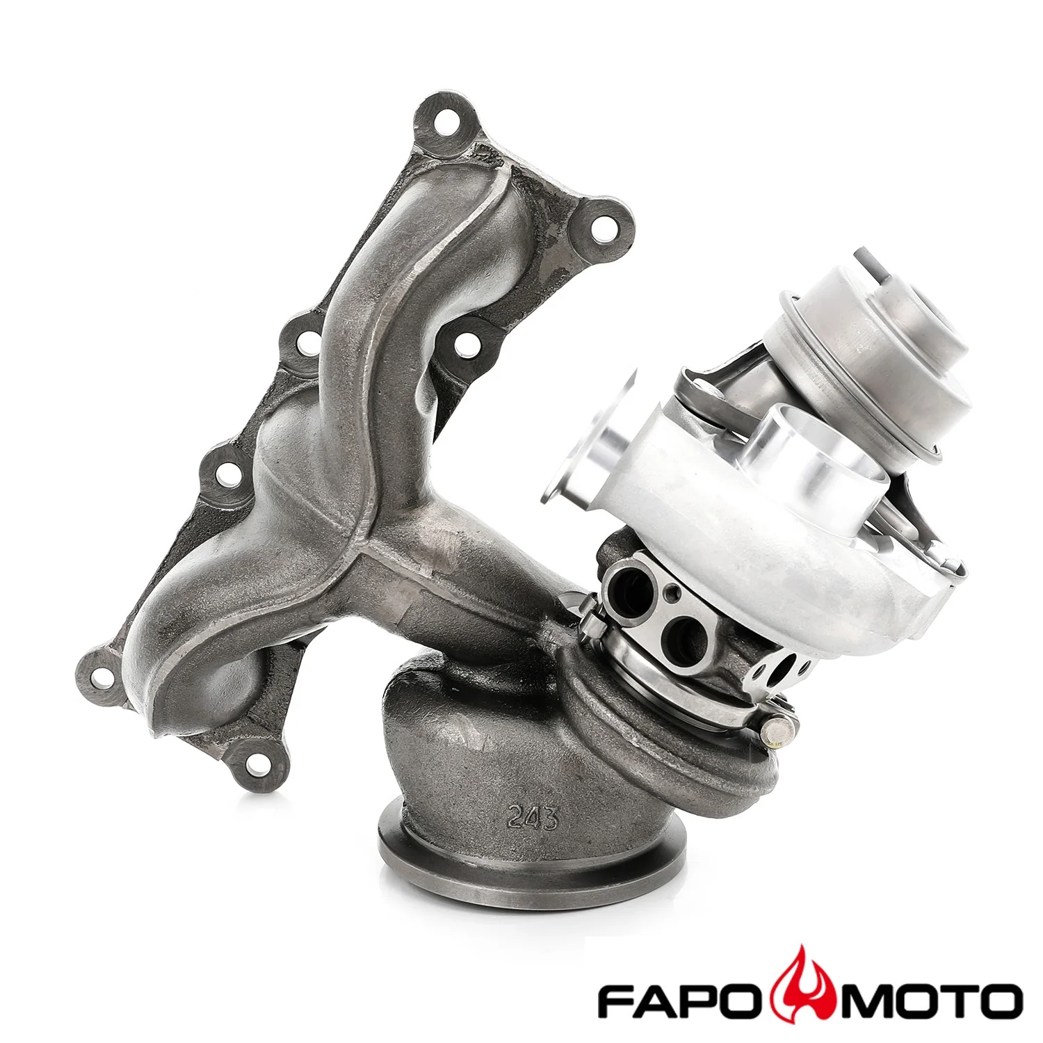 FAPO 500HP Twin turbosprężarkas TD03 Do BMW N54 535i 135i Z4 X6 740i E60 E82 E89 F71 F01 OE design - zdjęcie 8