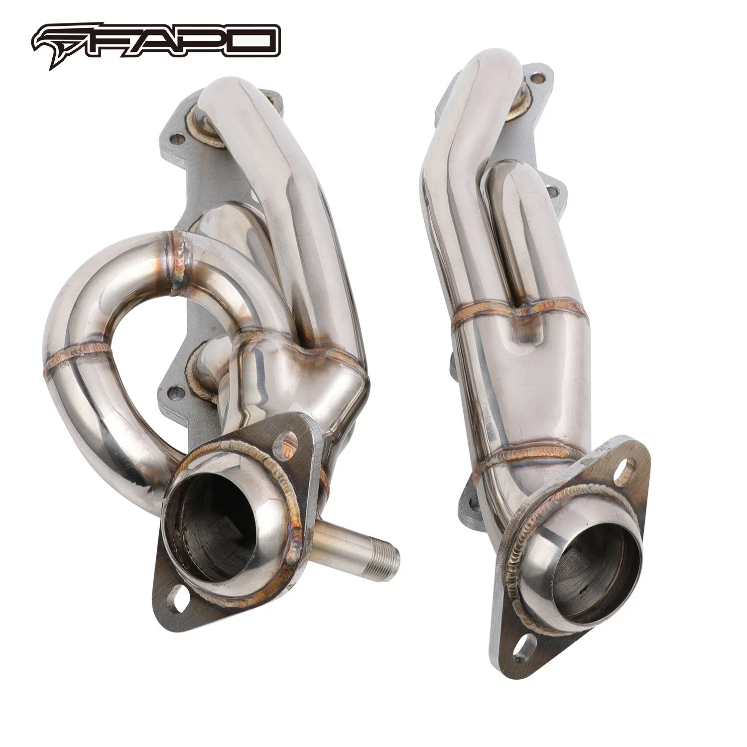 FAPO kolektor wydechowy shorty Do 04-10 Ford F150 XL XLT STX FX2 4.6L 281 Triton V8 - zdjęcie 4